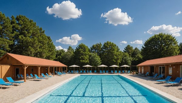 Les meilleures piscines couvertes et chauffées des campings landais