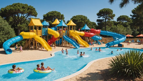Un camping avec parc aquatique en vendée pensé pour les enfants