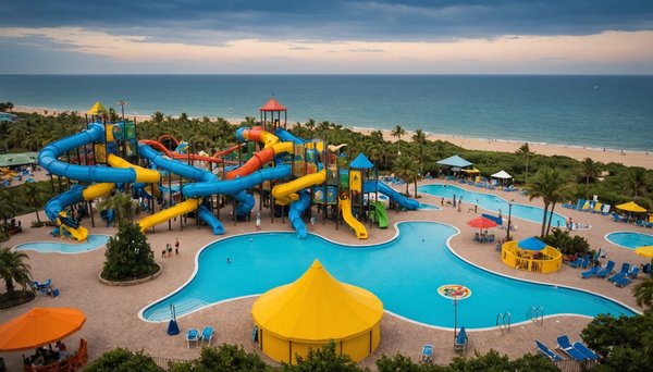 Top des campings avec parc aquatique en bord de mer pour des séjours inoubliables