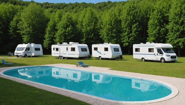 Les meilleurs campings avec piscine dans le nord et l'est de la france