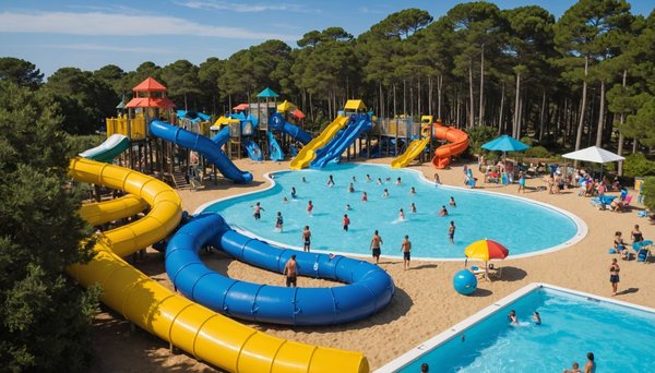 Les meilleurs campings avec parc aquatique au bassin d'arcachon